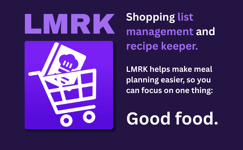 LMRK: List Manager and Recipe Keeper